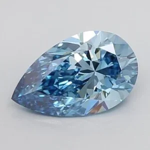 Fancy Vivid Blue Pear Clarity VS1 Cts.2.35