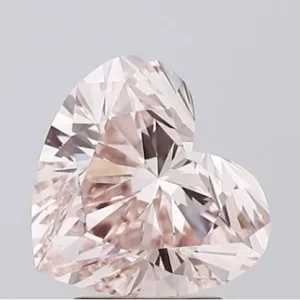 Fancy Light Pink Heart Clarity VS1 Cts.2.85