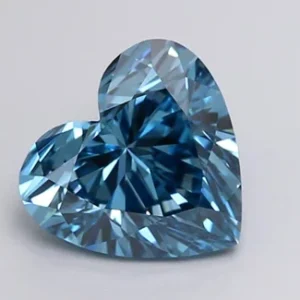 Fancy Vivid Blue Heart Clarity VS1 Cts.2.75