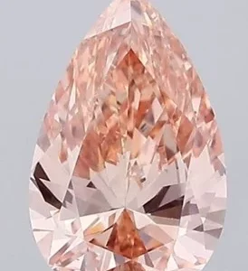 Fancy Vivid Pink Pear Clarity VS1 Cts.2.52